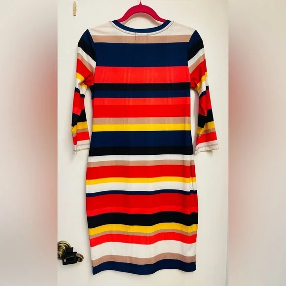 Socialite Wild Child Striped Midi Dress, Small - Picture 4 of 4